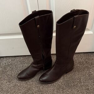 Enzo Angiolini Tall Riding Boots - Brown
